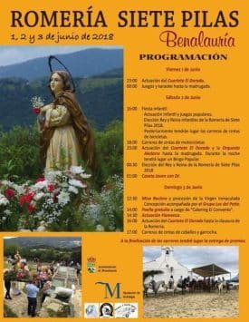 Romería de Siete Pilas en Benalauría