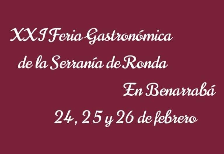 XXI Feria Gastronómica Serranía de Ronda (Benarrabá)