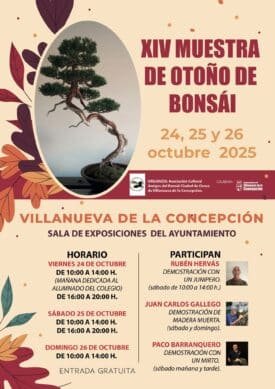 XIV Muestra de Otoño de Bonsai