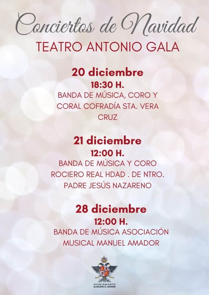 Conciertos de Navidad