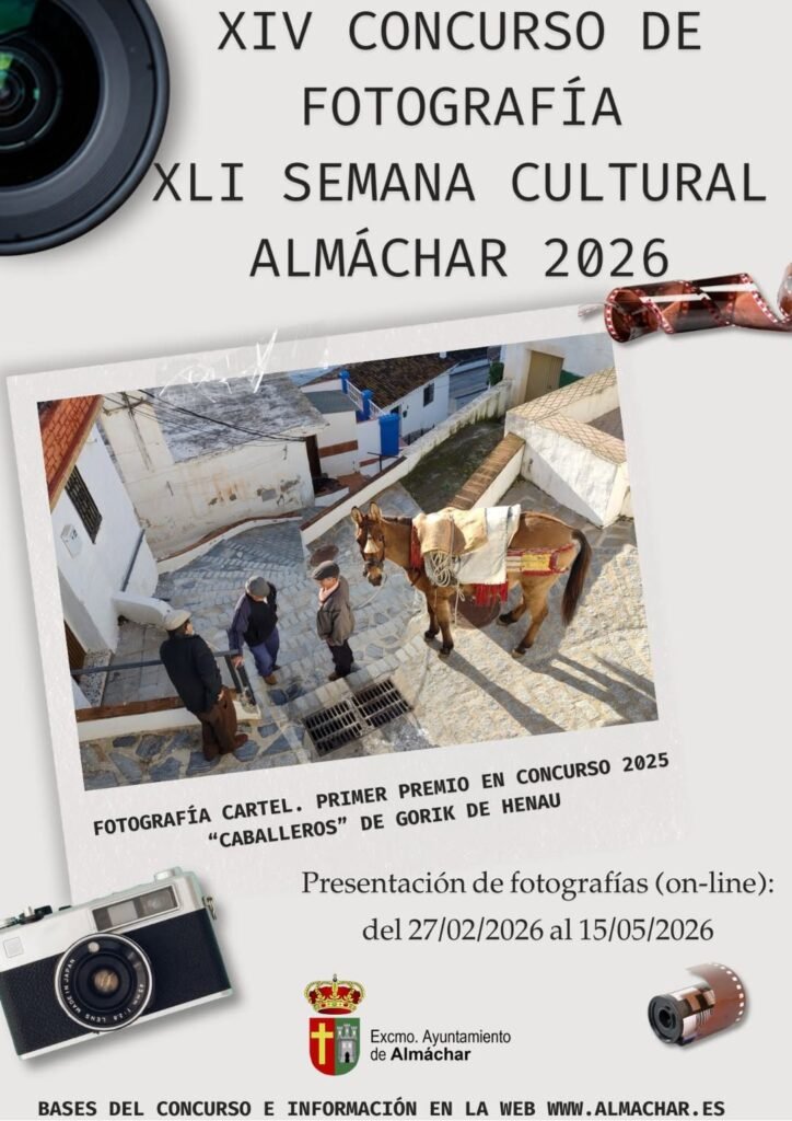 XIV Concurso de Fotografía de la XLI Semana Cultural de Almáchar 2026
