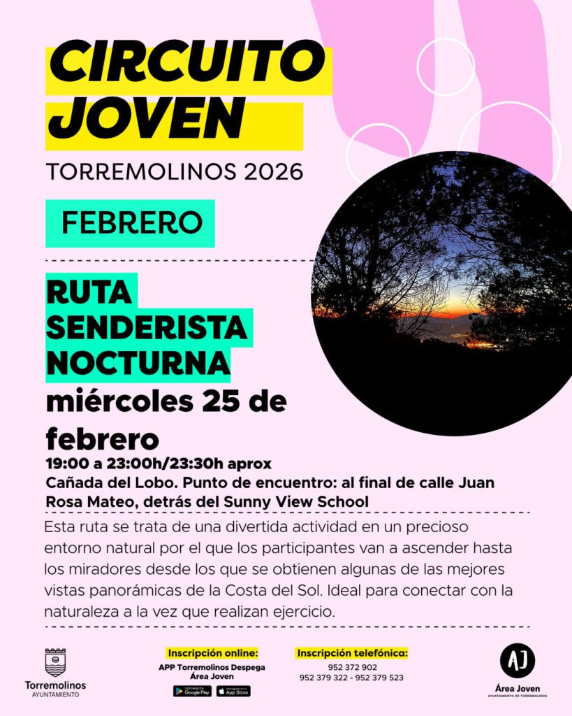 Ruta senderista nocturna