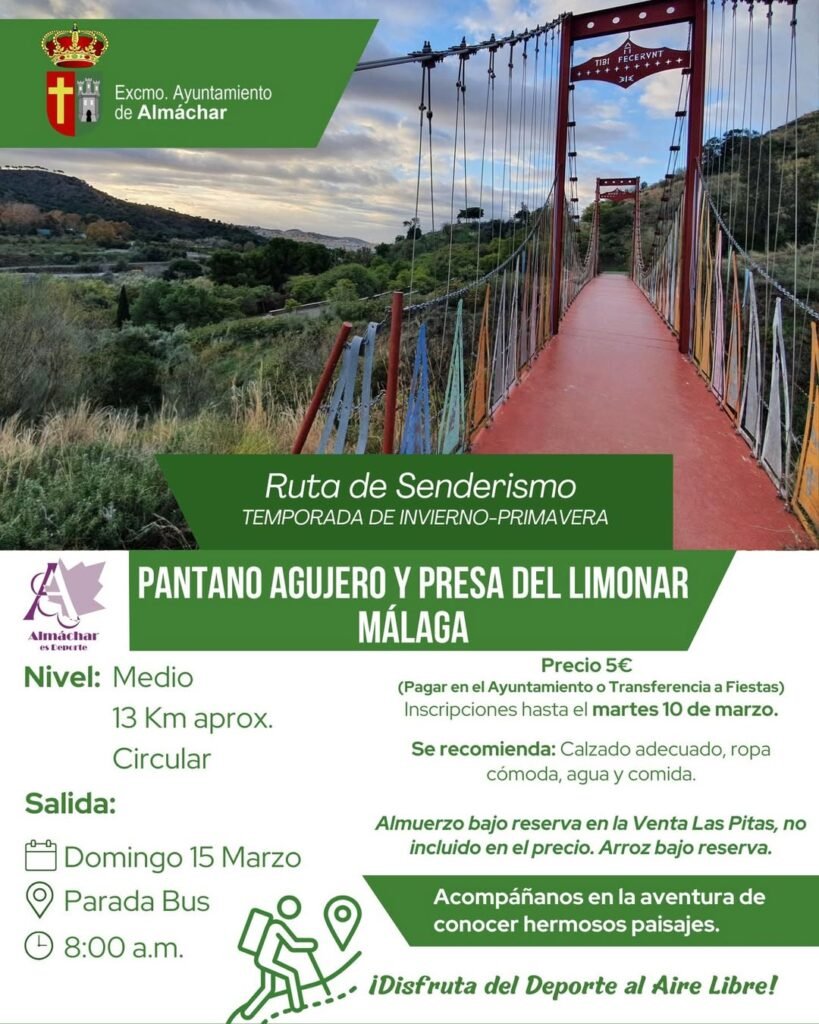 Ruta de Senderismo – Pantano Agujero y Presa del Limonar