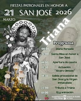 Fiestas Patronales en honor a San José 2026