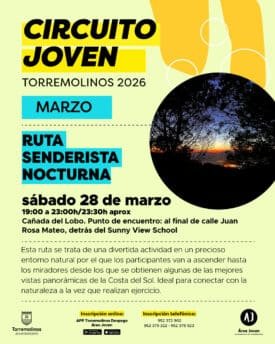 Ruta senderista nocturna