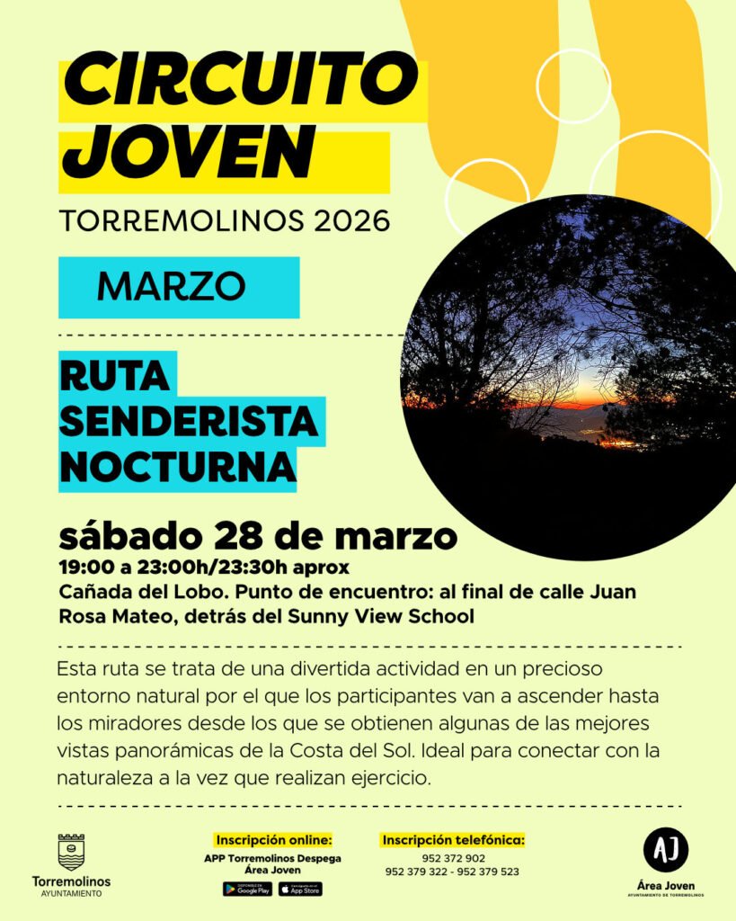 Ruta senderista nocturna