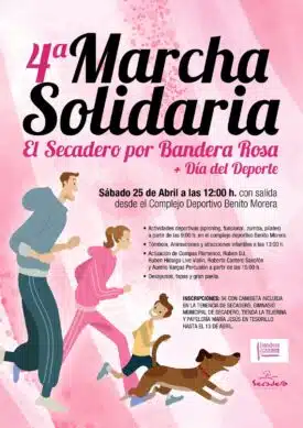 Marcha Solidaria Bandera Rosa