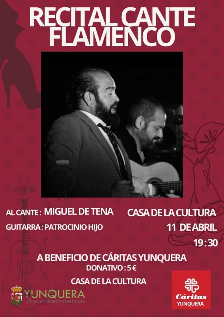 Recital de cante flamenco benéfico Yunquera