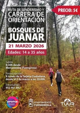 Ruta de senderismo y carrera de orientacion en el Bosque del Juanar