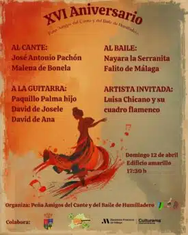 XVI aniversario de la Peña amigos del cante y del baile de Humilladero