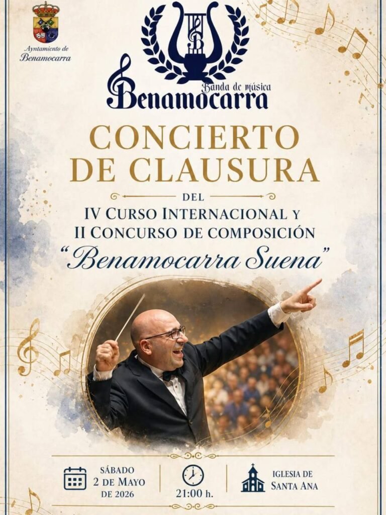 Concierto de Clausura del IV Curso Internacional y II Concurso de Composición Benamocarra Suena