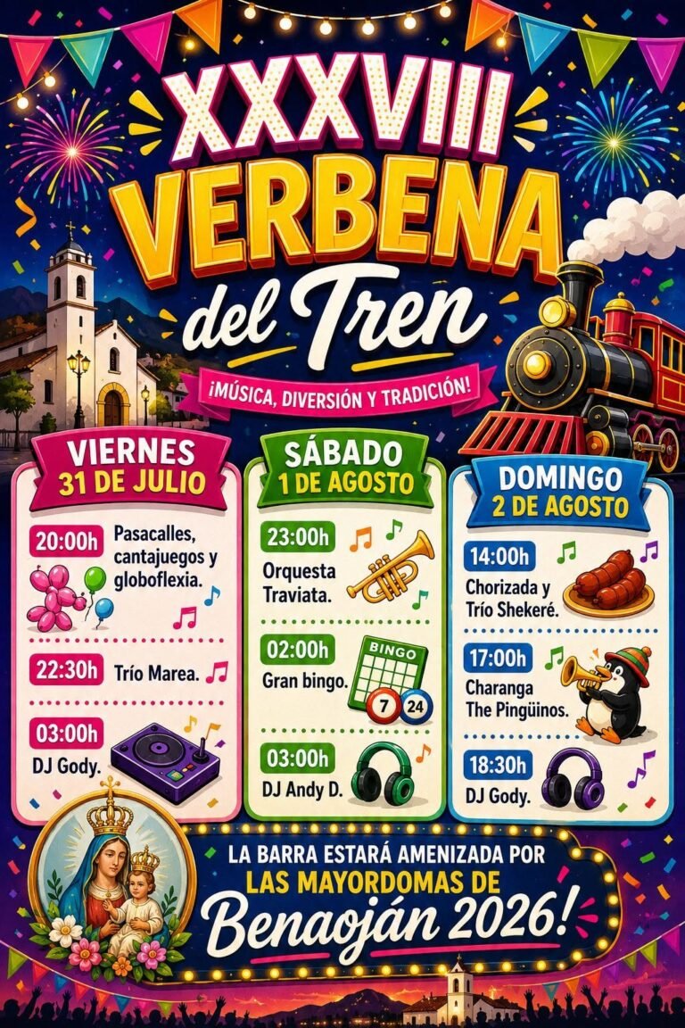 XXXVIII Verbena del Tren en Benaoján