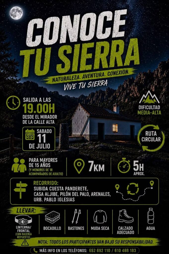 Ruta Nocturna en la Sierra