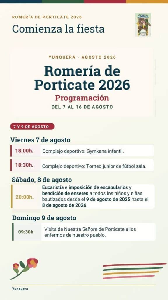 Romería de Porticate 2026