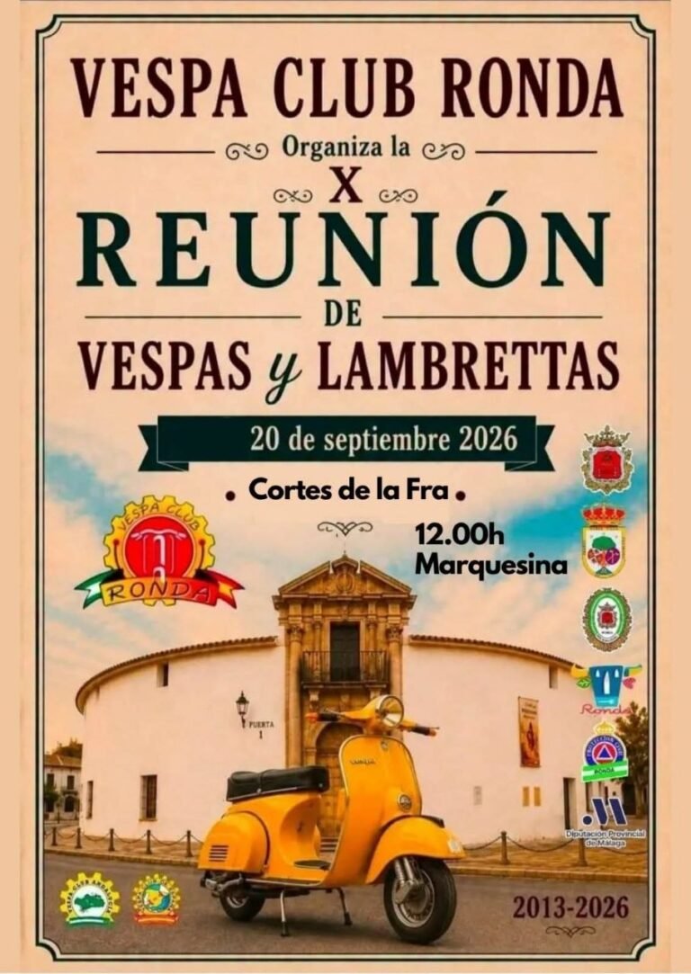 X Reunión de Vespas y Lambrettas