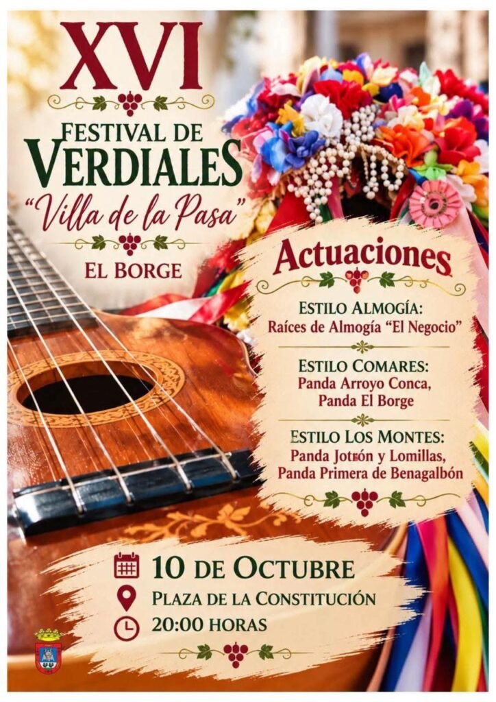 XVI Festival de Verdiales «Villa de la Pasa»