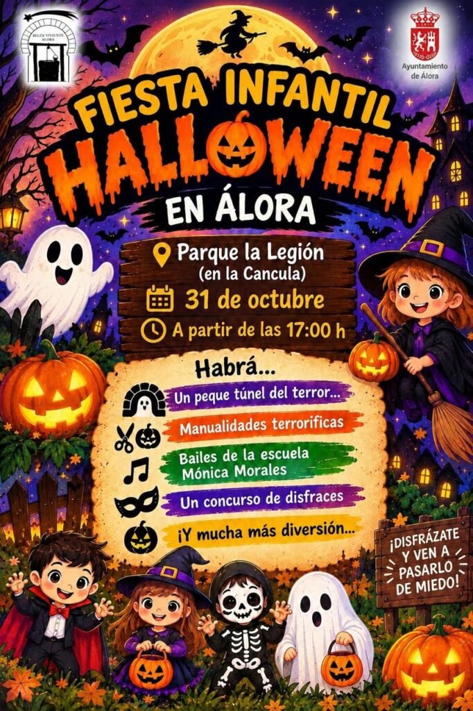 Fiesta de Halloween Infantil en Álora